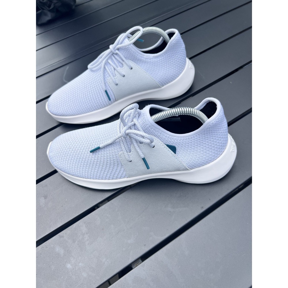 Vessi Everyday Classic White Mesh Sneaker Men's Size 9W Lace Up Shoes
